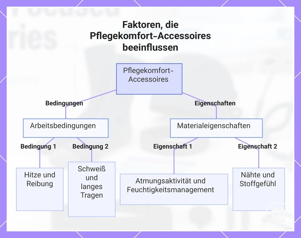 Arbeitsbedingungen und Materialeigenschaften, die Komfort und Reibungsrisiko bei Pflegezubehör beeinflussen