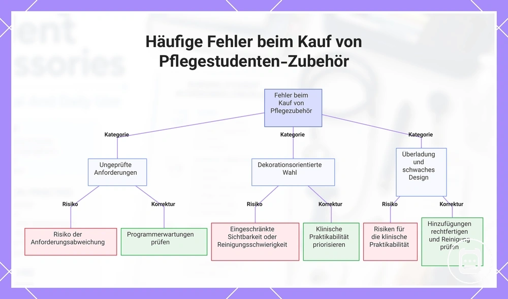 Häufige Fehler beim Kauf von Pflegezubehör für Pflegeschüler