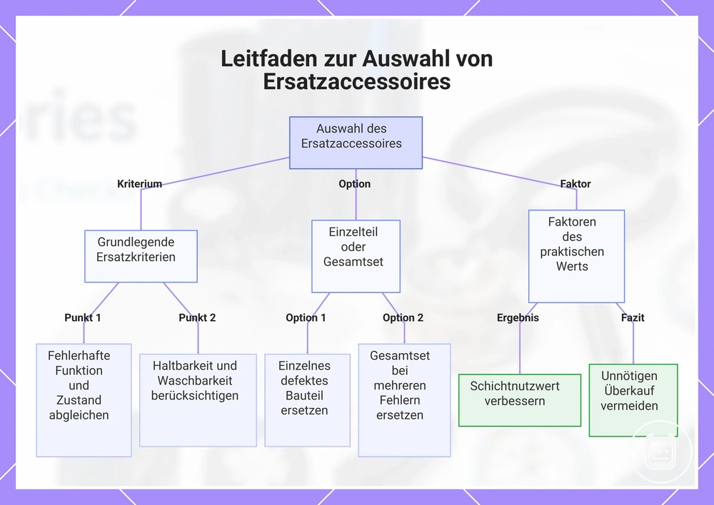 Leitfaden zur Auswahl von Ersatzzubehör