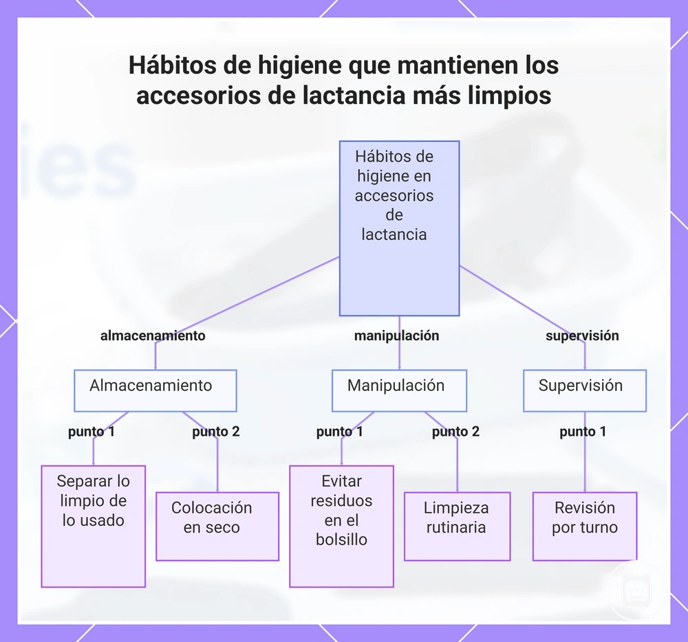 Hábitos de higiene que mantienen los accesorios de enfermería más limpios