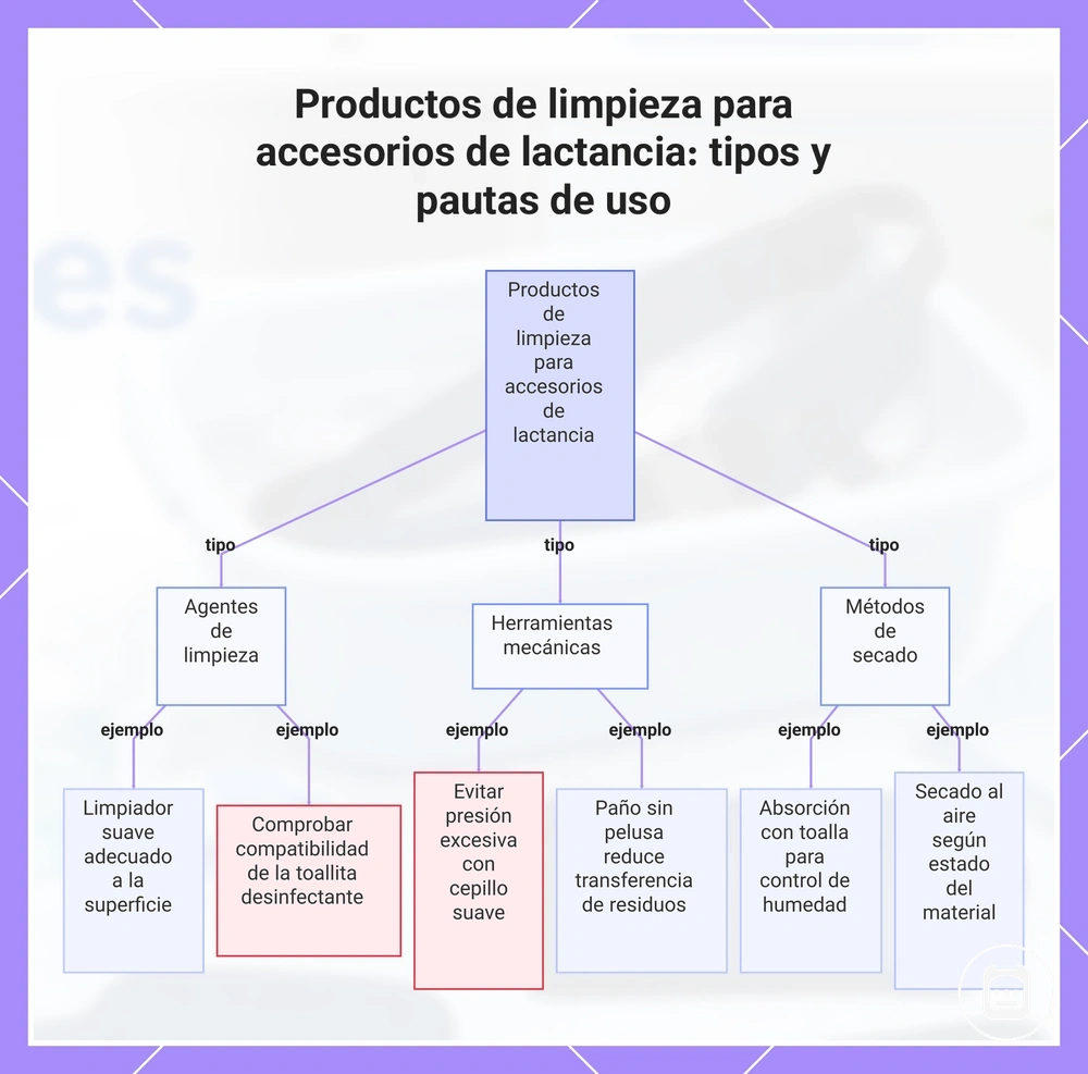 Productos de limpieza para accesorios de enfermería: tipos y pautas de uso