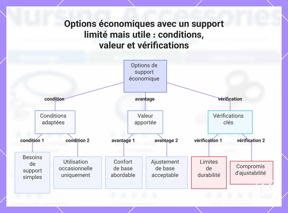 Options économiques avec un soutien limité mais utile : conditions, valeur et vérifications