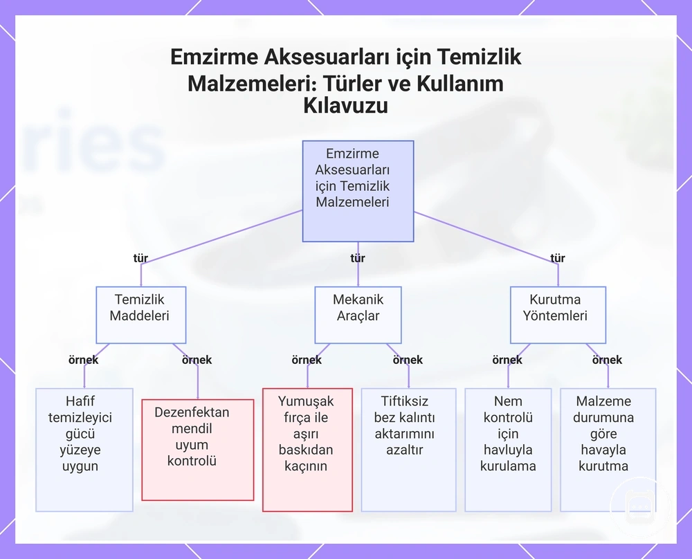 Hemşirelik aksesuarları için temizlik malzemeleri: türler ve kullanım yönergeleri
